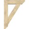 Ekena Millwork Traditional Slat Rough Sawn Bracket w/ Offset Brace, Douglas Fir, 8"W x 32"D x 44"H BKT0806X32X44TRA06RDF - alternate 4